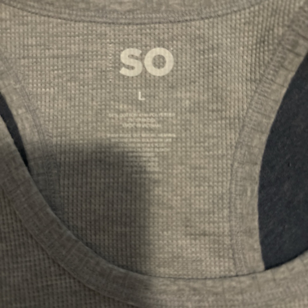 SO Gray Tank Top